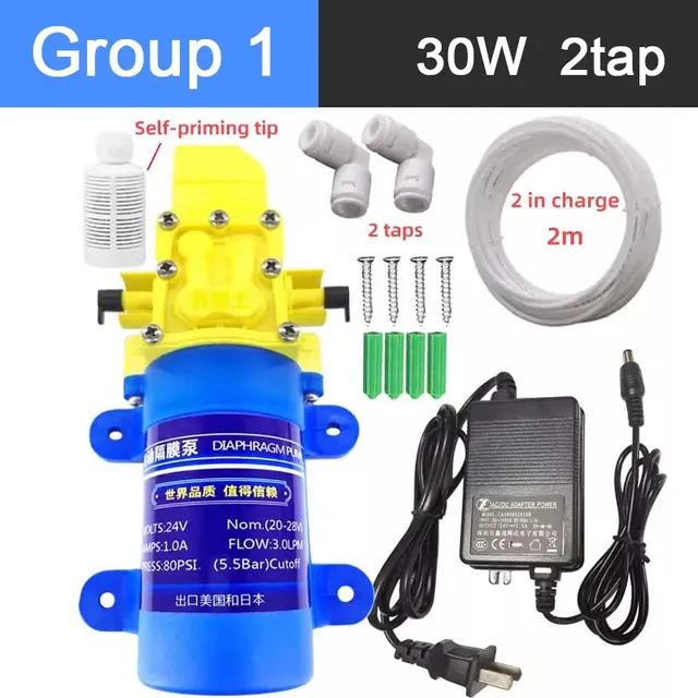 Pompe diaphragme électrique 24 volts surpression eau… – vue 2