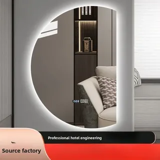 Lumière LED lumineuse coupe gauche et droite miroir d'art irrégulier…