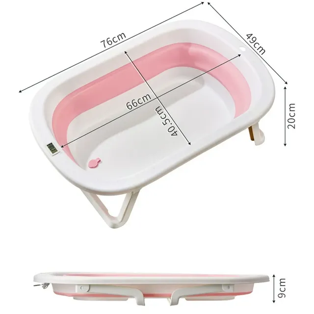 Baignoire pliable portable bébé plastique ergonomique… – vue 4
