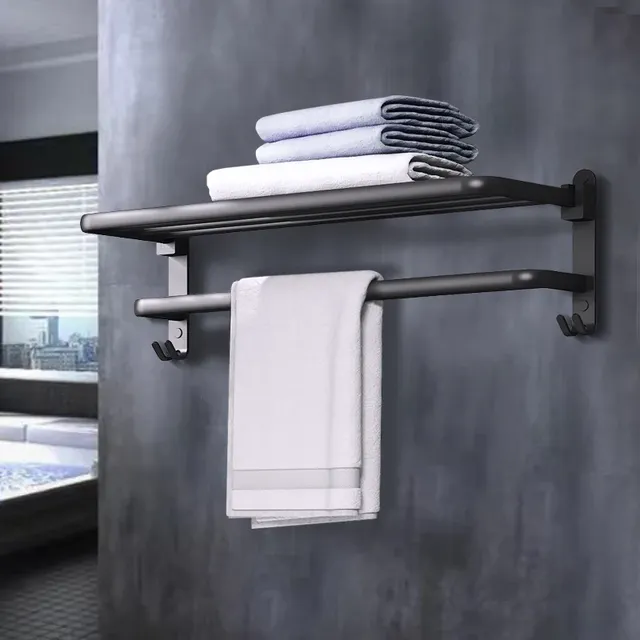 Porte-serviettes noir mat 40-60CM – vue 6