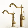 Robinet de lavabo en Bronze Antique – vue 2