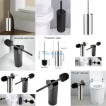 L8RC – brosse salle bain en Silicone, longue durée service, conceptions ergonomiques, brosse toilette, brosse en à