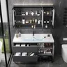 Meuble de salle de bain noir – vue 2