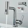 Mitigeur monotrou inox brossé bec coudé douchette… – vue 2