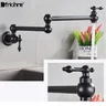 Robinet mural cuisine bras articulé double pivot noir… – vue 2