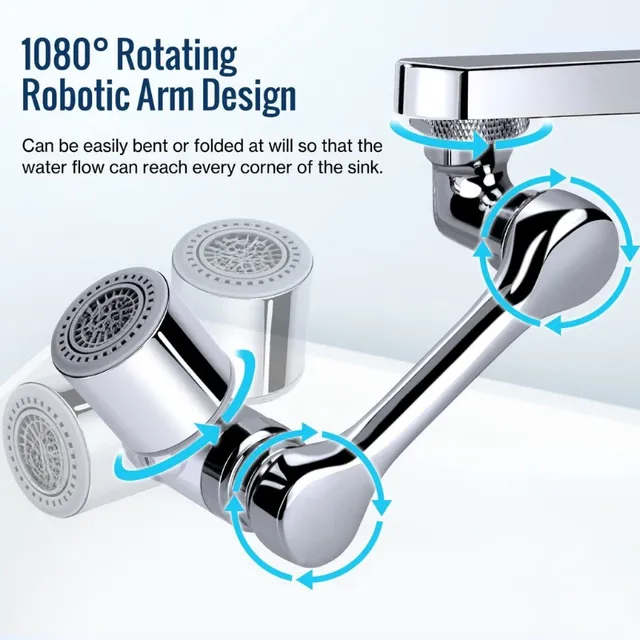 1080 ° Robinet de cuisine pivotant – vue 2