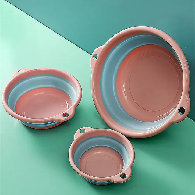 Bassine pliante portable silicone souple bord rigide… – vue 2