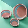 Bassine pliante portable silicone souple bord rigide… – vue 2