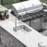 Robinet cuisine monocommande inoxydable acier brossé bec… – vue 6