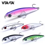 VTAVTA crayon coulant Wobbler leurre de pêche 3g/8g truite artificielle en plastique dur appât Mini vairon manivelle matériel de pêche au bar