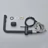 Robinet de cuisine extractible noir en Nickel – vue 6