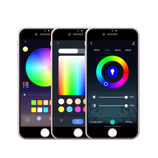 9W WiFi Homekit lampe E27 LED RGB lampe Siri contrôle… – vue 5