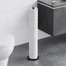 Porte papier toilette vertical sur pied métal noir mat… – vue 3