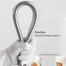 Tuyau de Douche Flexible en Acier Inoxydable Chromé de… – vue 3