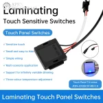 Interrupteur de miroir de salle de bains intelligent, 5-12V, interrupteur à capteur tactile pour phare de miroir de lumière Led pour maison intelligente, interrupteur d&rsquo;éclairage de salle de bains