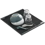 ABKW-pour vaisselle ustensiles pliable égouttoir d&rsquo;évier de cuisine 1 pièce conception anti-éclaboussures parfait pour les comptoirs, les bars et les cuisines domestiques