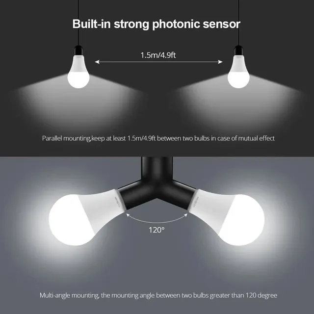 Ampoule LED avec capteur de lumière E27 – vue 5