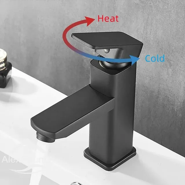 Robinet de salle de bains robinets de lavabo monotrou… – vue 4