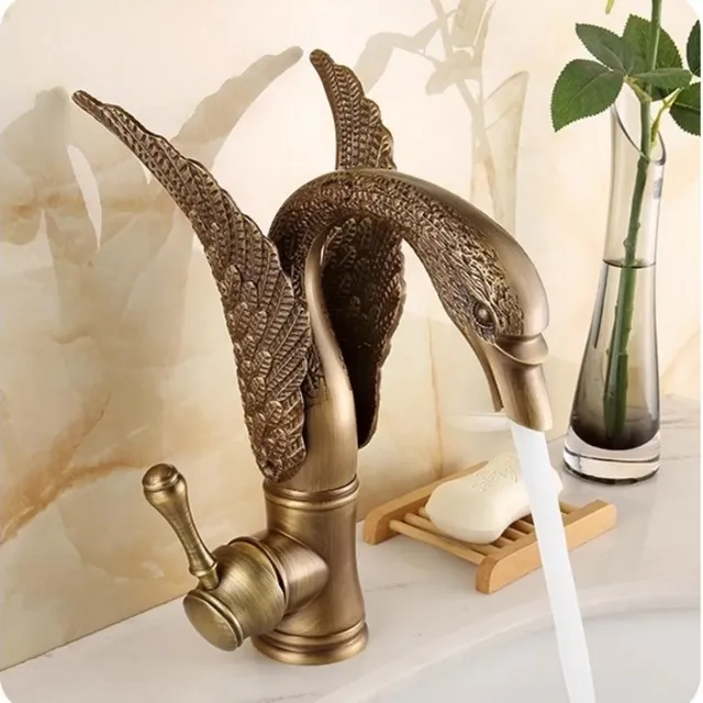 Robinet de salle de bains en Bronze Antique – vue 4