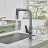Robinet de cuisine gris pistolet – vue 5