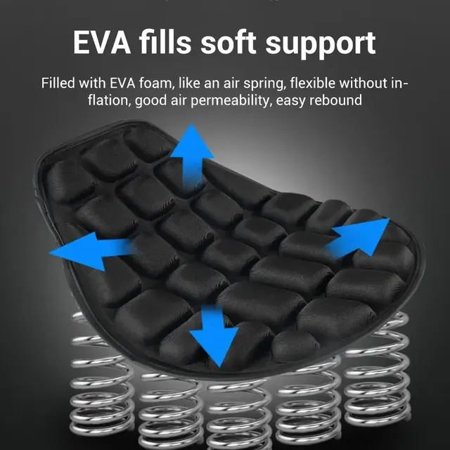 Housse de coussin d'air universelle pour siège de moto – vue 3