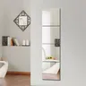Autocollant mural miroir acrylique pour salle de bain – vue 1