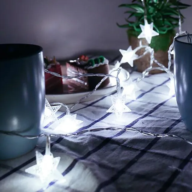 LED chaîne lumières en plein air étoile chaîne lumières… – vue 5