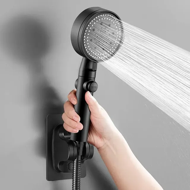 Pommeau de douche rehausseur multifonctionnel avec 5 modes