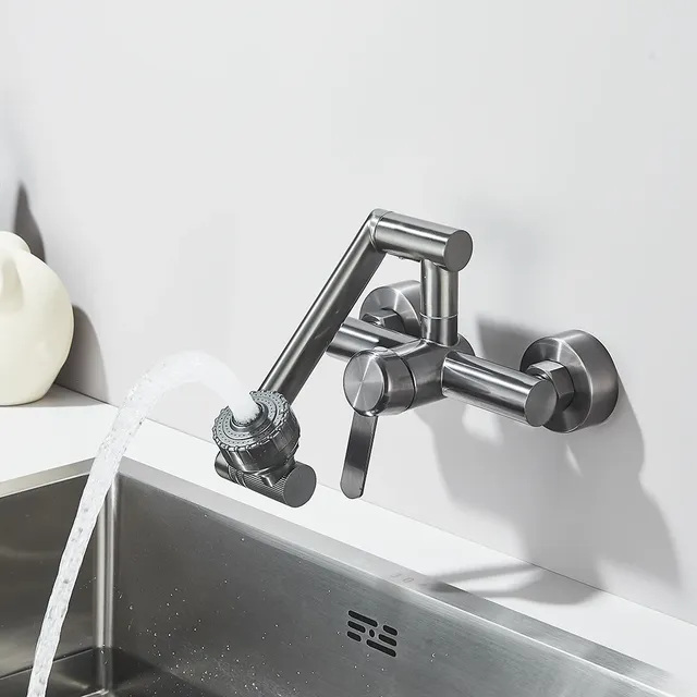 Robinet de cuisine en Nickel brossé – vue 3