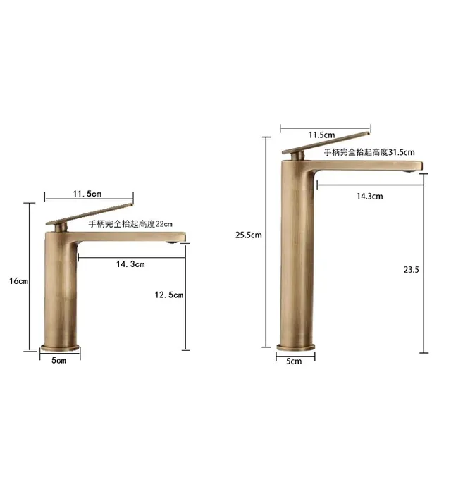 Robinet de lavabo Antique – vue 6