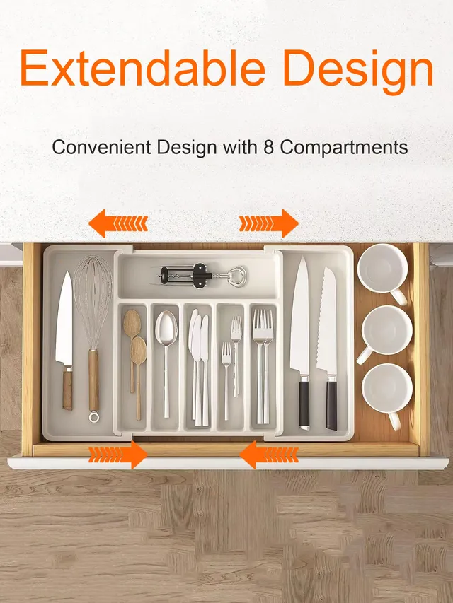 Organisateur tiroir cuisine extensible réglable… – vue 2