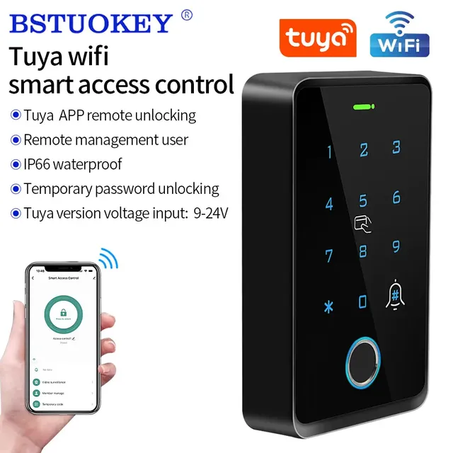Clavier de contrôle d'accès par empreinte digitale WiFi…