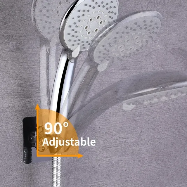 Support de pomme de douche mural réglable – vue 3