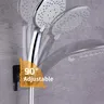 Support de pomme de douche mural réglable – vue 3