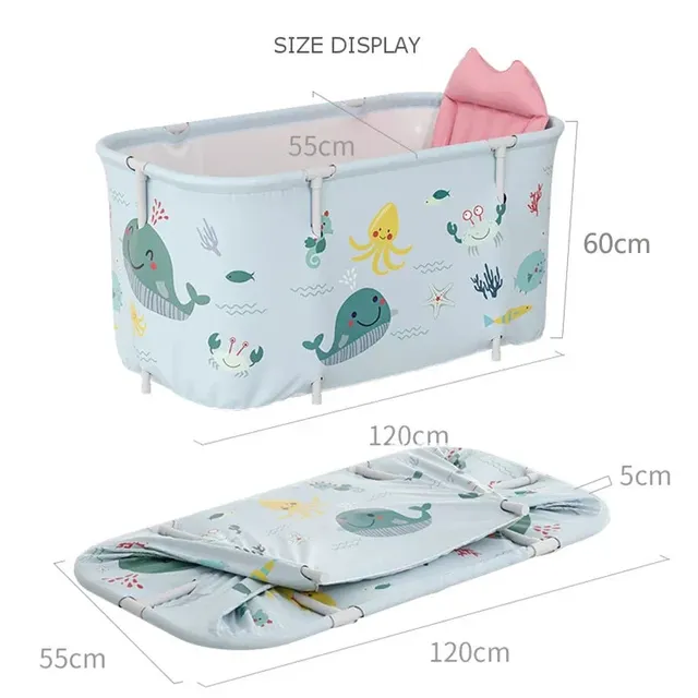 Baignoire pliable Portable pour adultes et enfants – vue 6
