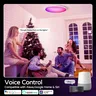 Plafonnier Led intelligent 24W lustre rond 30W Audio… – vue 6
