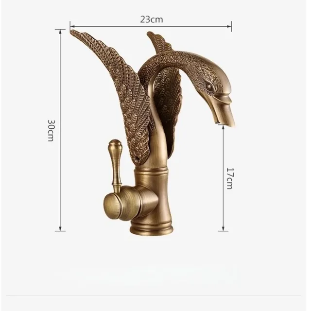 Robinet de salle de bains en Bronze Antique – vue 7