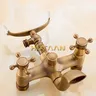 Robinet baignoire mural double commande poignées… – vue 3