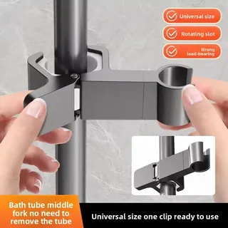 Nouveau support de douche réglable chromé