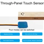 Interrupteur tactile DC 5-24V 3A, contrôle des gestes manuelles, pénétration de matériel de 5CM, multifonction pour éclairage LED de garde-robe/bureau/armoire