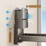 Porte serviette mural pliant acier inoxydable brossé… – vue 3