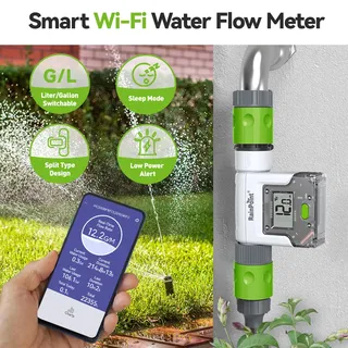 Débitmètre d'eau numérique Wifi IPX6 3/4 "