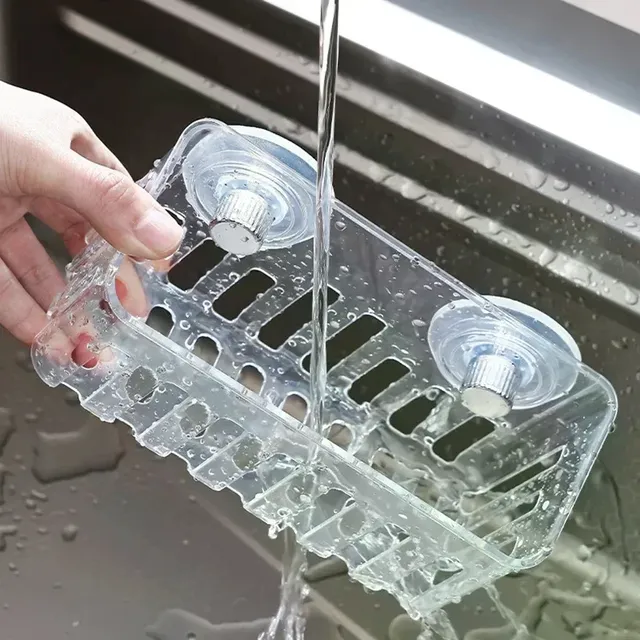 Support évier ventouse égouttoir panier multifonctionnel… – vue 3