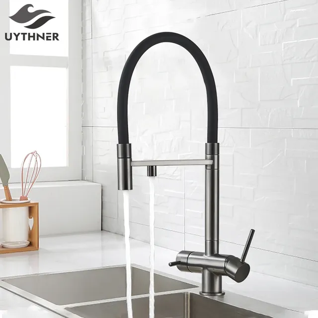 Robinet mitigeur d'eau potable Pure à double bec