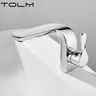TOLM robinet de lavabo de salle de bains en laiton chromé – vue 4