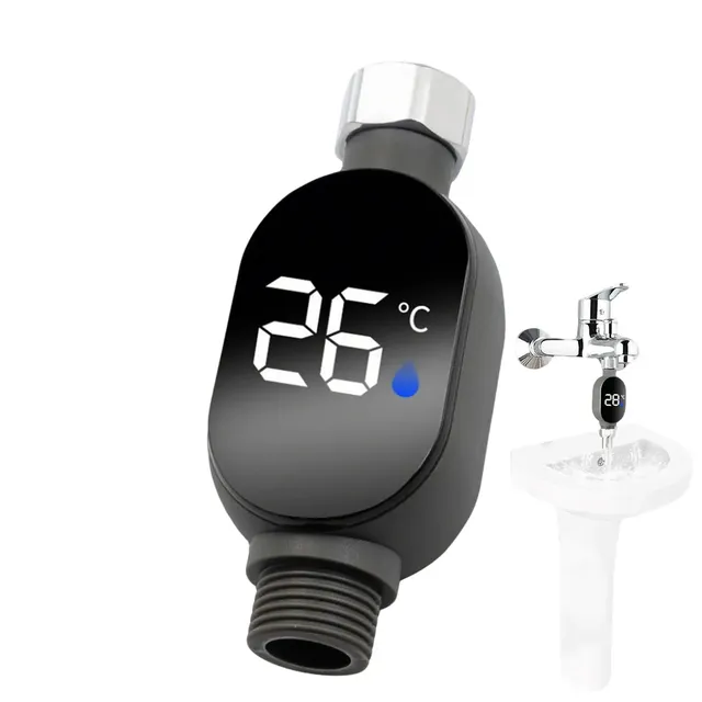 Thermomètre douche numérique étanche tactile écran haute… – vue 6