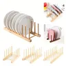 Support rangement assiettes bois bambou écologique… – vue 1