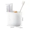 Ensemble accessoires bain minimaliste scandinave blanc… – vue 6