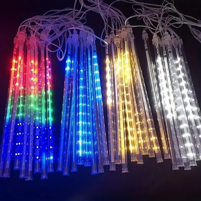 LED pluie de météores lumières étanche chute de pluie… – vue 5