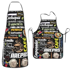 Arepas Venezuela tablier Chef Cuisine Tablier bavoir imperméable nettoyage de Cuisine tablier pour femmes hommes peinture Arepas Venezuela tablier Chef Cuisine Tablier bavoir imperméable nettoyage de Cuisine tablier pour femmes hommes peinture